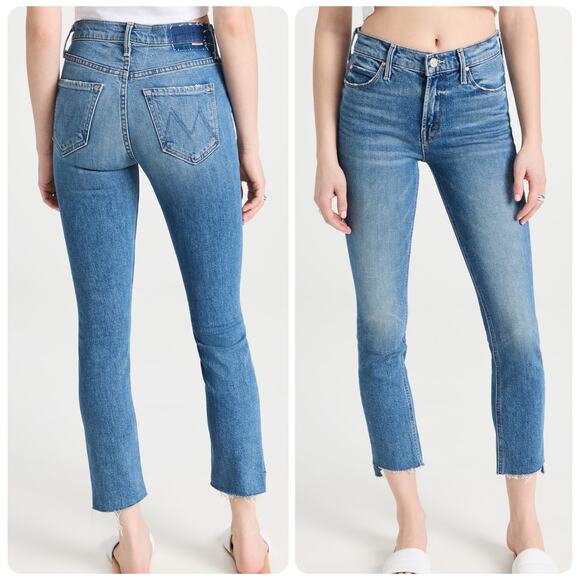 Mother SUPERIOR The Mid Rise Dazzler Ankle Step Fray Something To Remember 26 - Picture 14 of 14